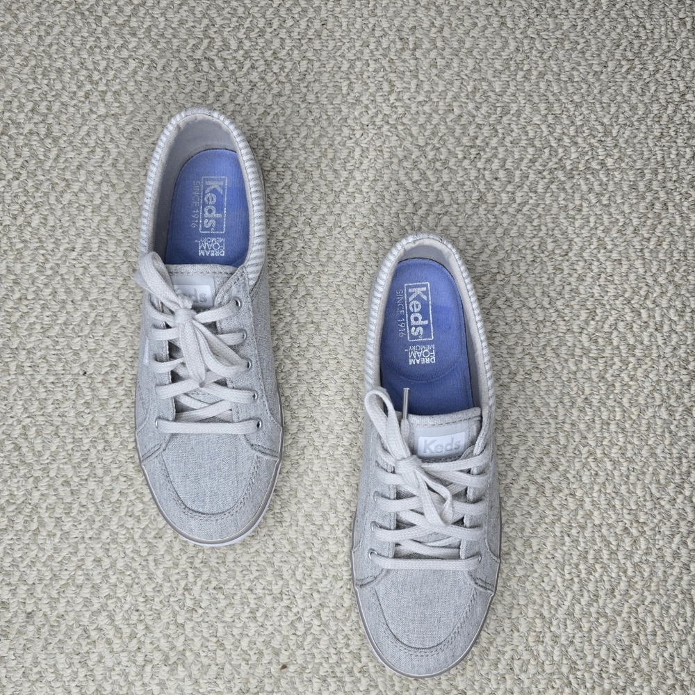 Keds Gray Casual Sneakers NWOT Size 6